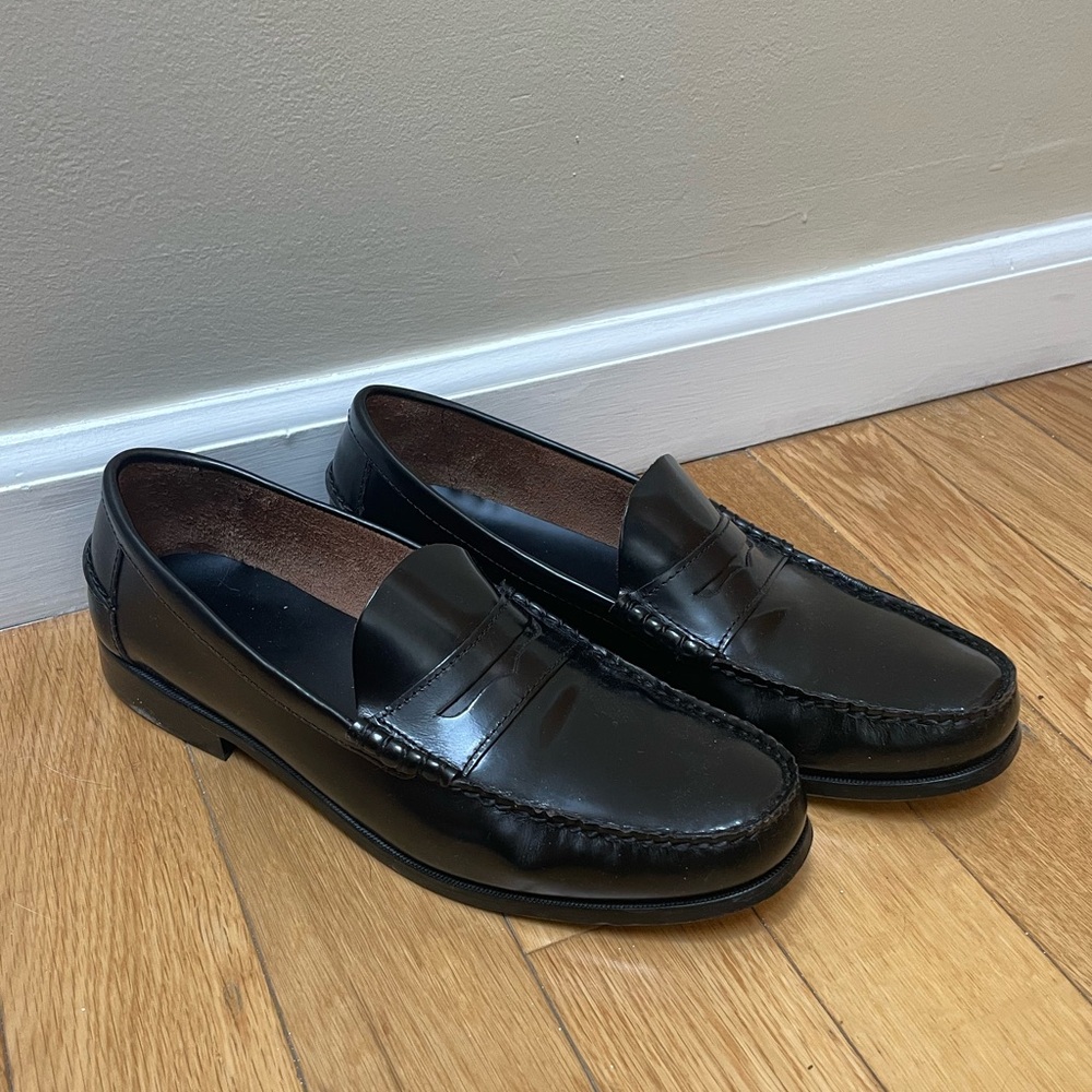 Florsheim Black Leather Loafers